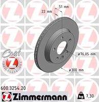 ZIMMERMANN 600325420 Bremsscheibe