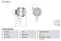 BOSCH 0986044490 Generator