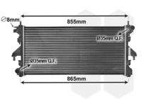 VAN WEZEL 40002308 Kühler, Motorkühlung