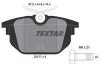 TEXTAR 2317703 Bremsbelagsatz, Scheibenbremse