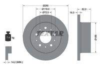 TEXTAR 92157403 Bremsscheibe