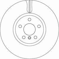 TRW DF6845S Bremsscheibe
