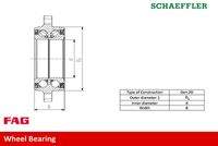 Schaeffler FAG 713649790 Radlagersatz