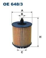 FILTRON OE648/3 Ölfilter