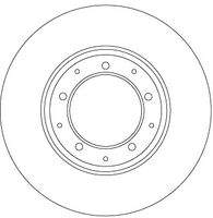 TRW DF6905 Bremsscheibe
