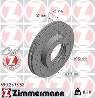 ZIMMERMANN 590257352 Bremsscheibe