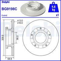 DELPHI BG9198C Bremsscheibe