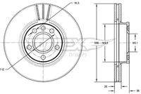 TOMEX Brakes TX7133 Bremsscheibe