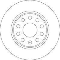 TRW DF6952 Bremsscheibe