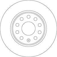 TRW DF6952 Bremsscheibe