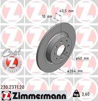 ZIMMERMANN 230237120 Bremsscheibe