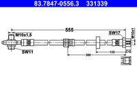 ATE 83784705563 Bremsschlauch