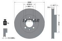 TEXTAR 92125200 Bremsscheibe