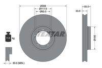 TEXTAR 92273003 Bremsscheibe