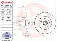 BREMBO 08298110 Bremsscheibe