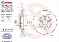 BREMBO 09A42711 Bremsscheibe