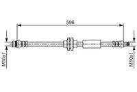 BOSCH 1987481708 Bremsschlauch