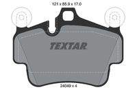 TEXTAR 2404901 Bremsbelagsatz, Scheibenbremse