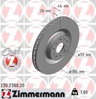 ZIMMERMANN 230238020 Bremsscheibe