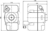 MAHLE CRT206000S Ausgleichsbehälter, Kühlmittel