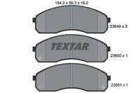 TEXTAR 2364901 Bremsbelagsatz, Scheibenbremse