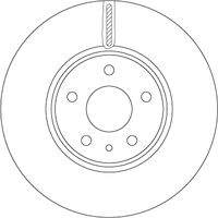 TRW DF6811 Bremsscheibe