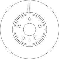 TRW DF6811 Bremsscheibe