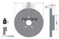 TEXTAR 92199300 Bremsscheibe