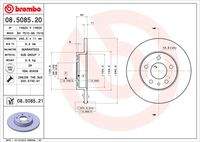 BREMBO 08508521 Bremsscheibe