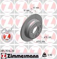 ZIMMERMANN 285351420 Bremsscheibe