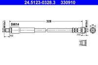 ATE 24512303283 Bremsschlauch