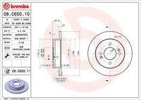 BREMBO 08C65011 Bremsscheibe