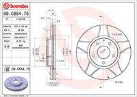 BREMBO 09C65475 Bremsscheibe