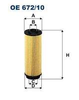 FILTRON OE672/10 Ölfilter