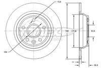 TOMEX Brakes TX7161 Bremsscheibe