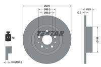TEXTAR 92114703 Bremsscheibe