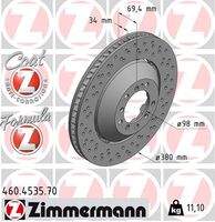 ZIMMERMANN 460453570 Bremsscheibe