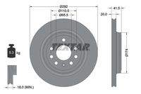 TEXTAR 92118403 Bremsscheibe
