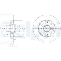 DELPHI BG9021RS Bremsscheibe