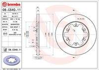 BREMBO 08C54011 Bremsscheibe