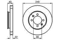 BOSCH 0986478813 Bremsscheibe