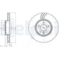 DELPHI BG4123 Bremsscheibe