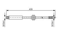 BOSCH 1987476182 Bremsschlauch