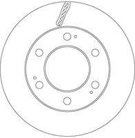 TRW DF6882 Bremsscheibe