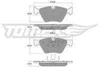 TOMEX Brakes TX1733 Bremsbelagsatz, Scheibenbremse