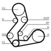 CONTINENTAL CTAM CT901WP1 Wasserpumpe + Zahnriemensatz
