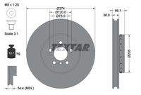 TEXTAR 92266125 Bremsscheibe