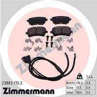 ZIMMERMANN 238831752 Bremsbelagsatz, Scheibenbremse