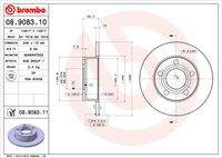 BREMBO 08908311 Bremsscheibe