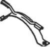 DINEX 36823 Halter, Abgasanlage
